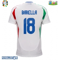 Italia Nicolo Barella #18 Bortedrakt EM 2024 Kortermet